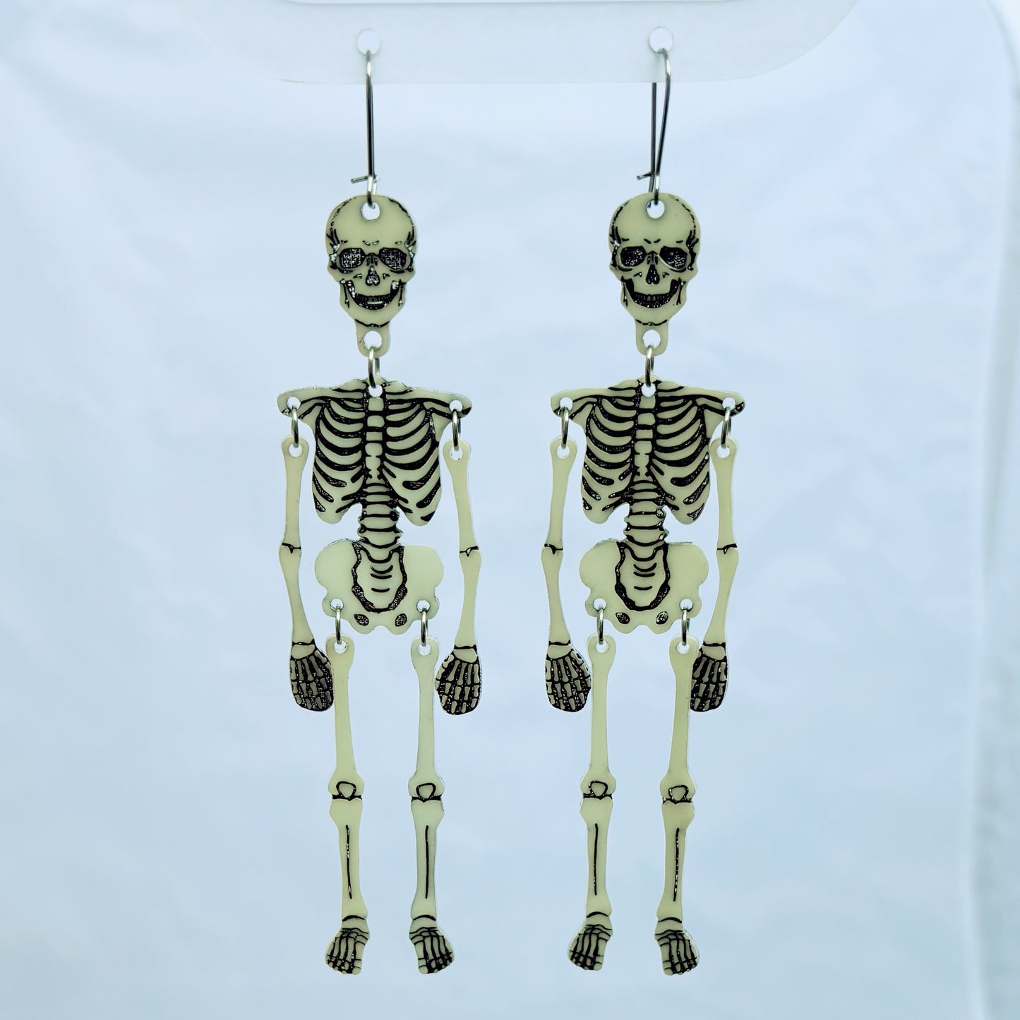 Halloween Skeleton Dangly Earrings!